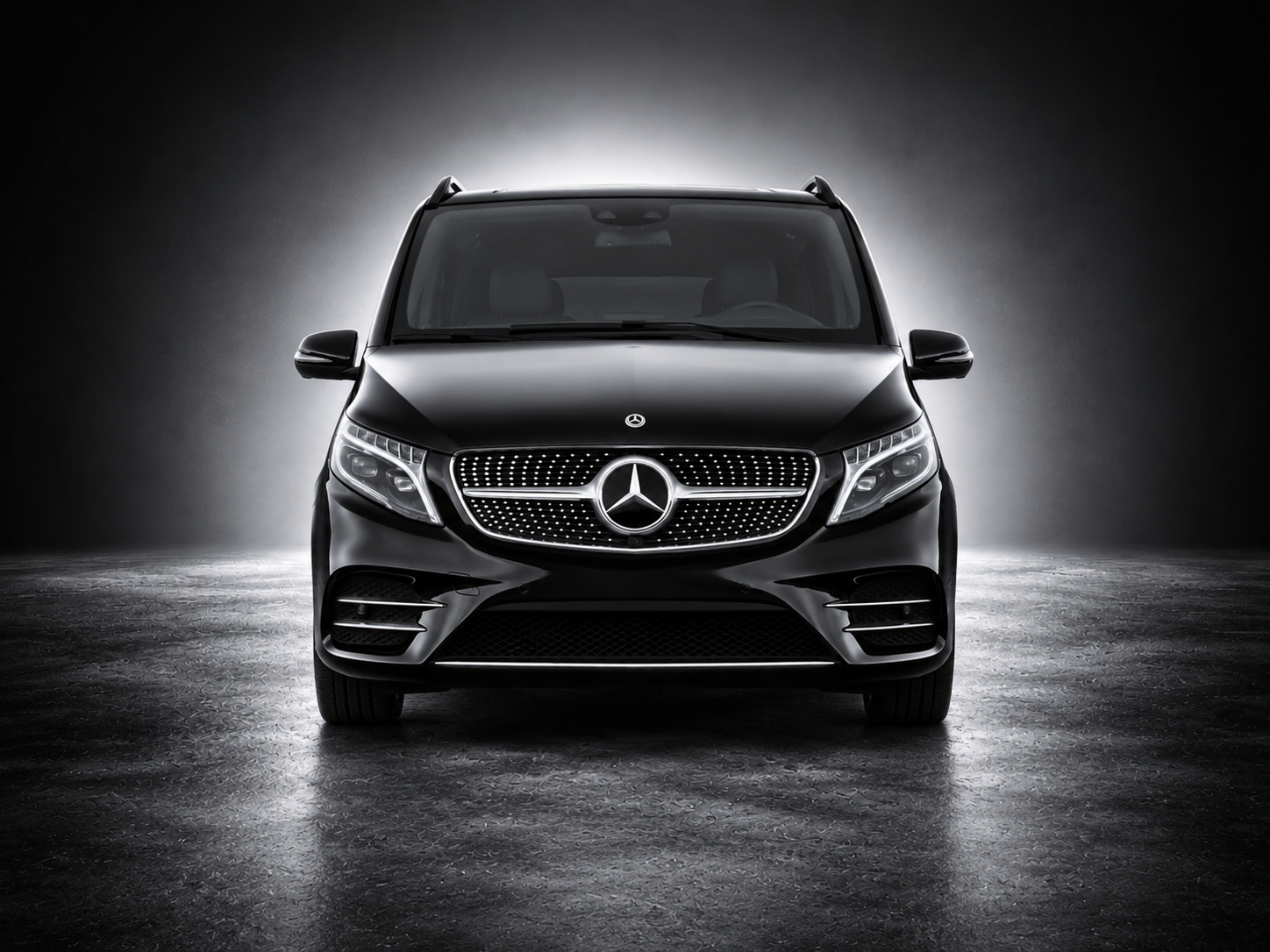 Mercedes-Benz V-Class at airport